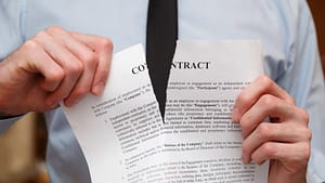 contract-torn