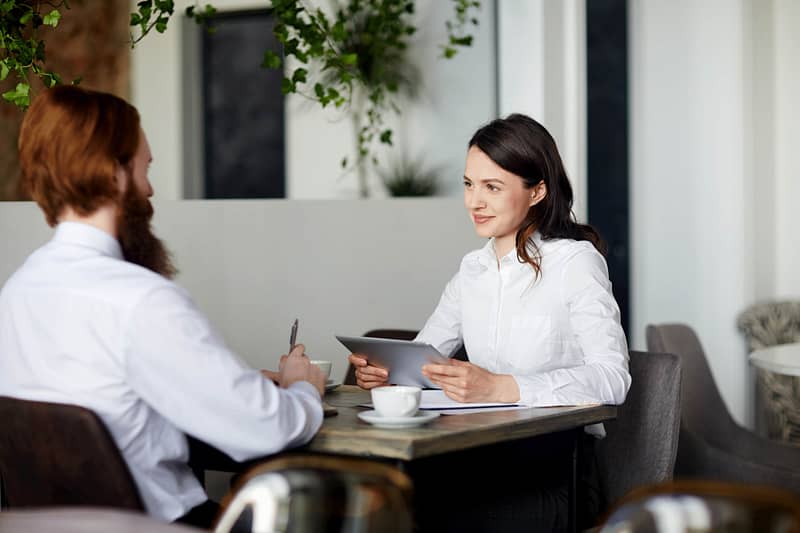 Woman In a Job Interview